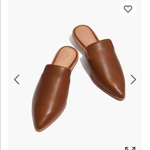 Madewell Brown Leather Gemma Mule Size 7